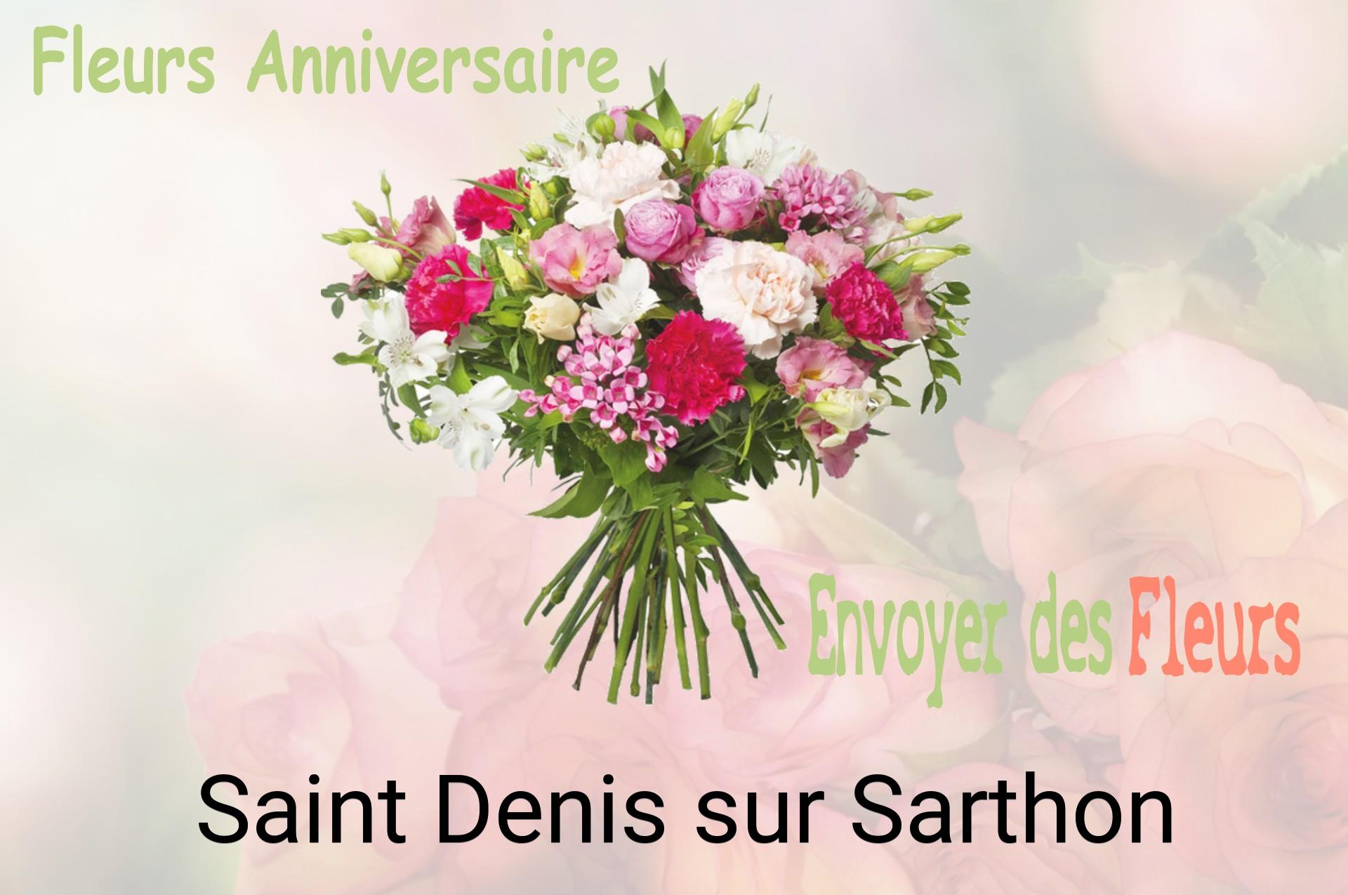 Bouquet de fleurs d’anniversaire livré à Saint-Denis-sur-Sarthon